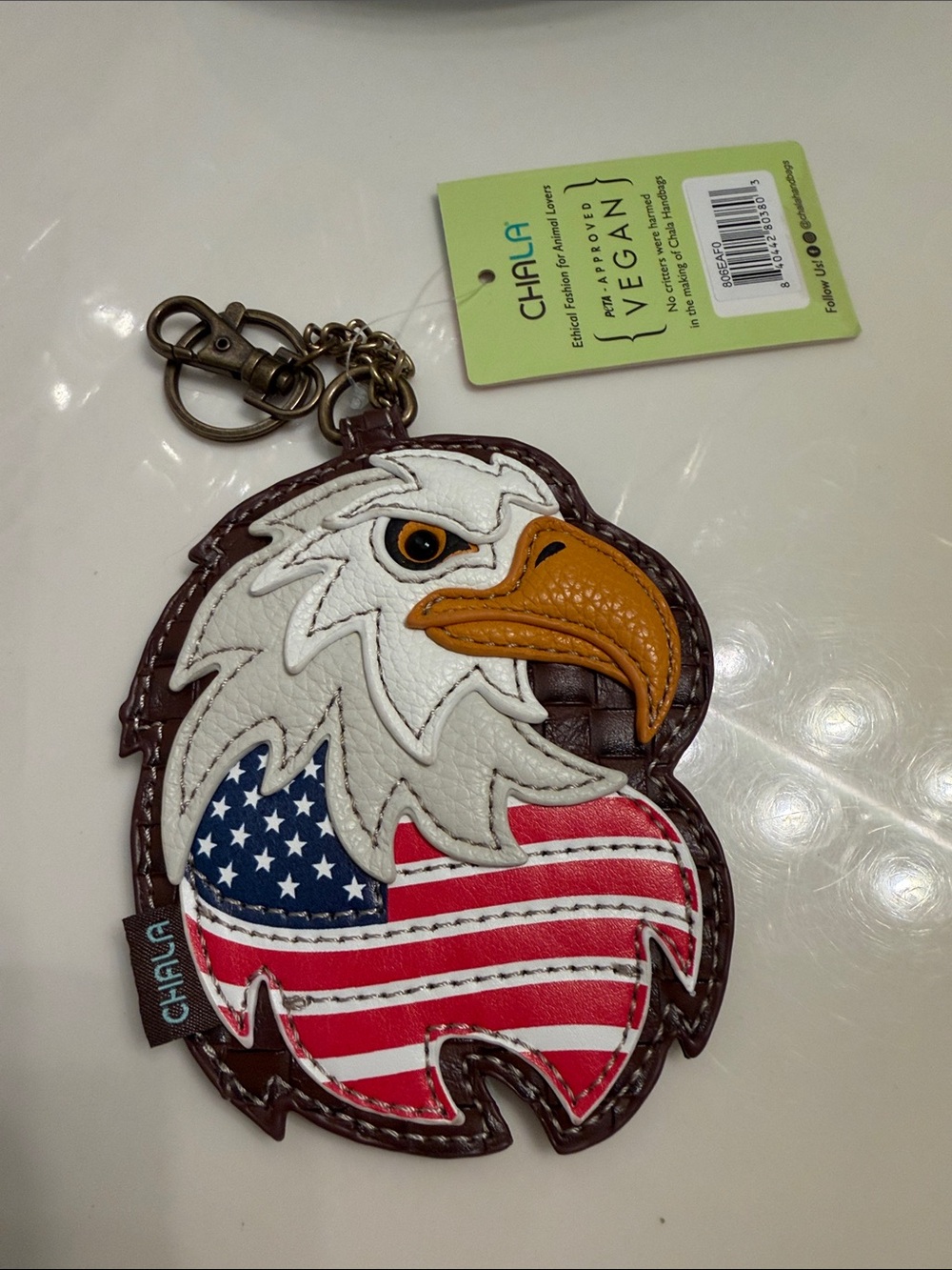 Chala Eagle with USA flag - NWT